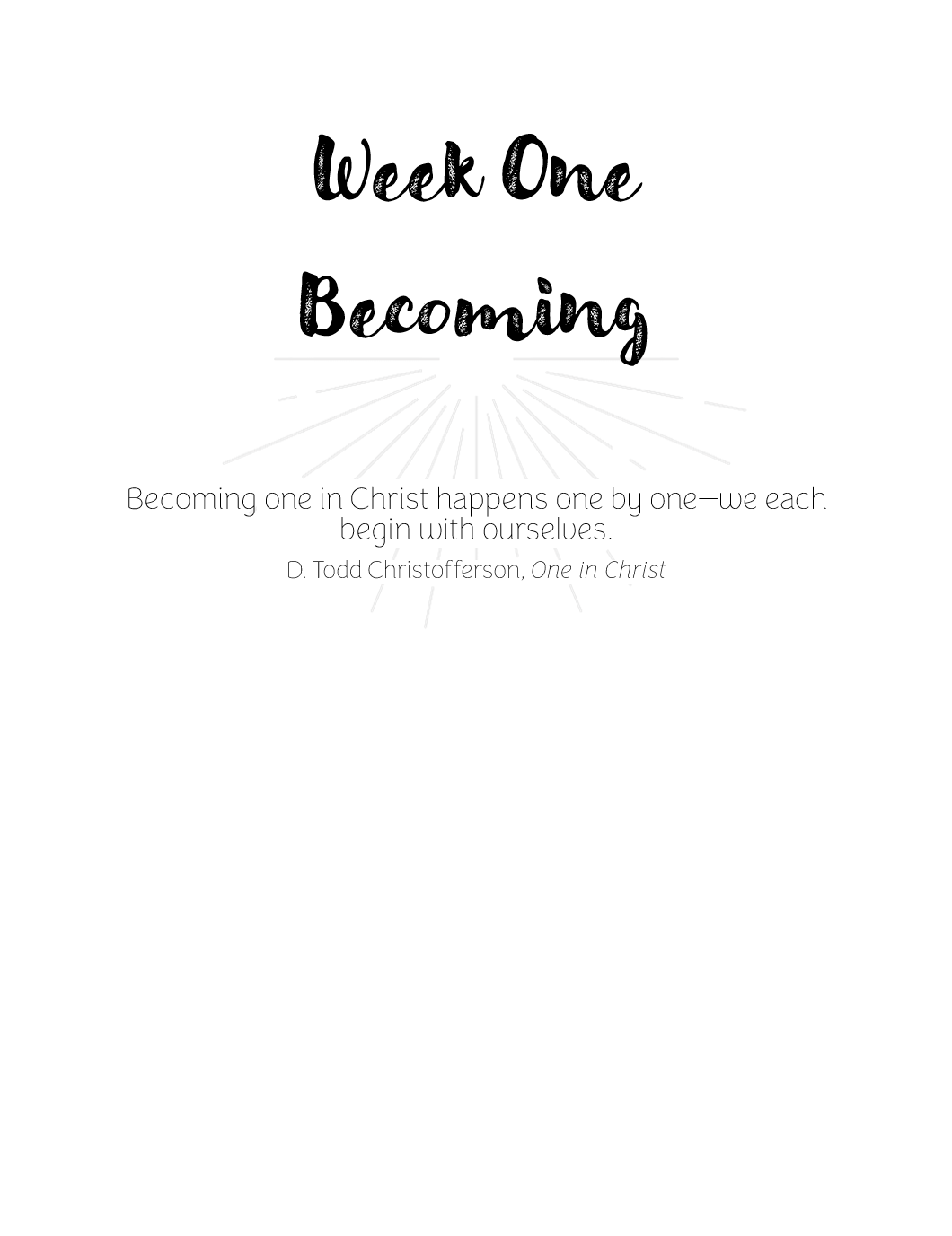 Christlike Attributes: Becoming Workbook