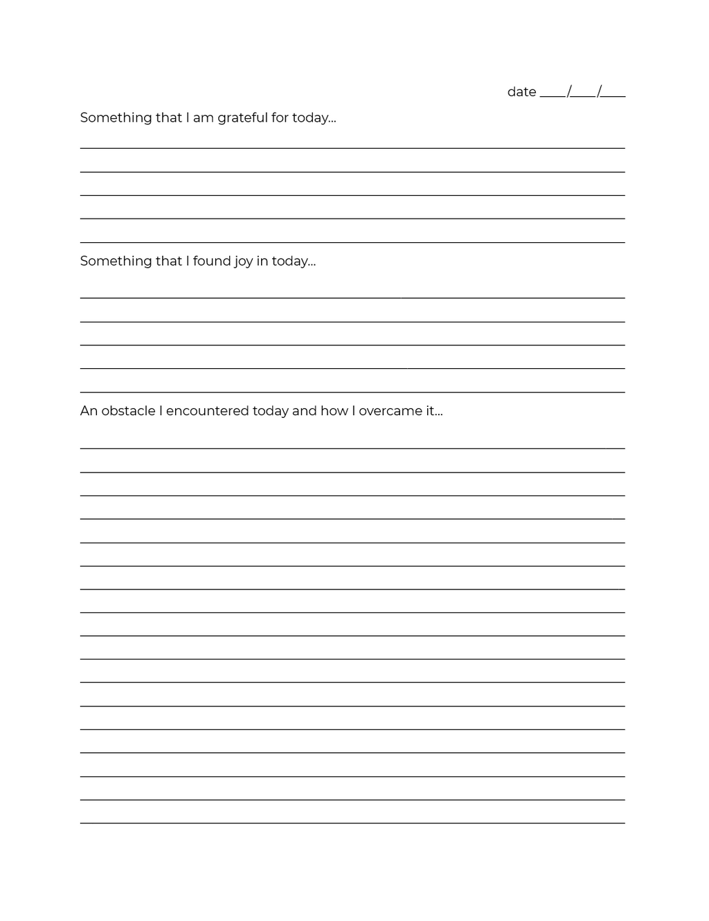 Gratitude and Joy Journal