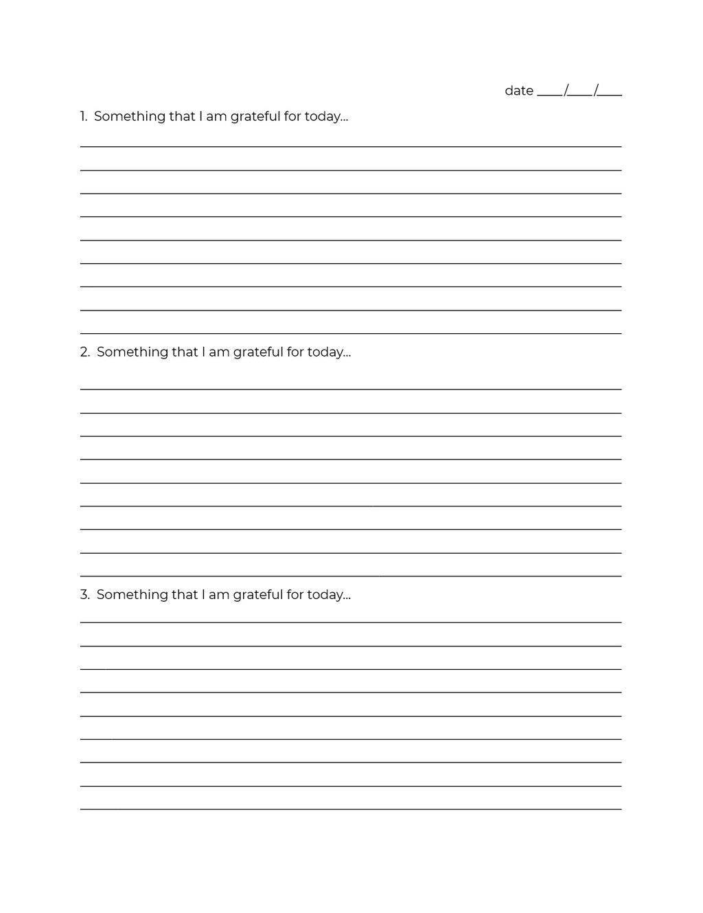 Gratitude Journal