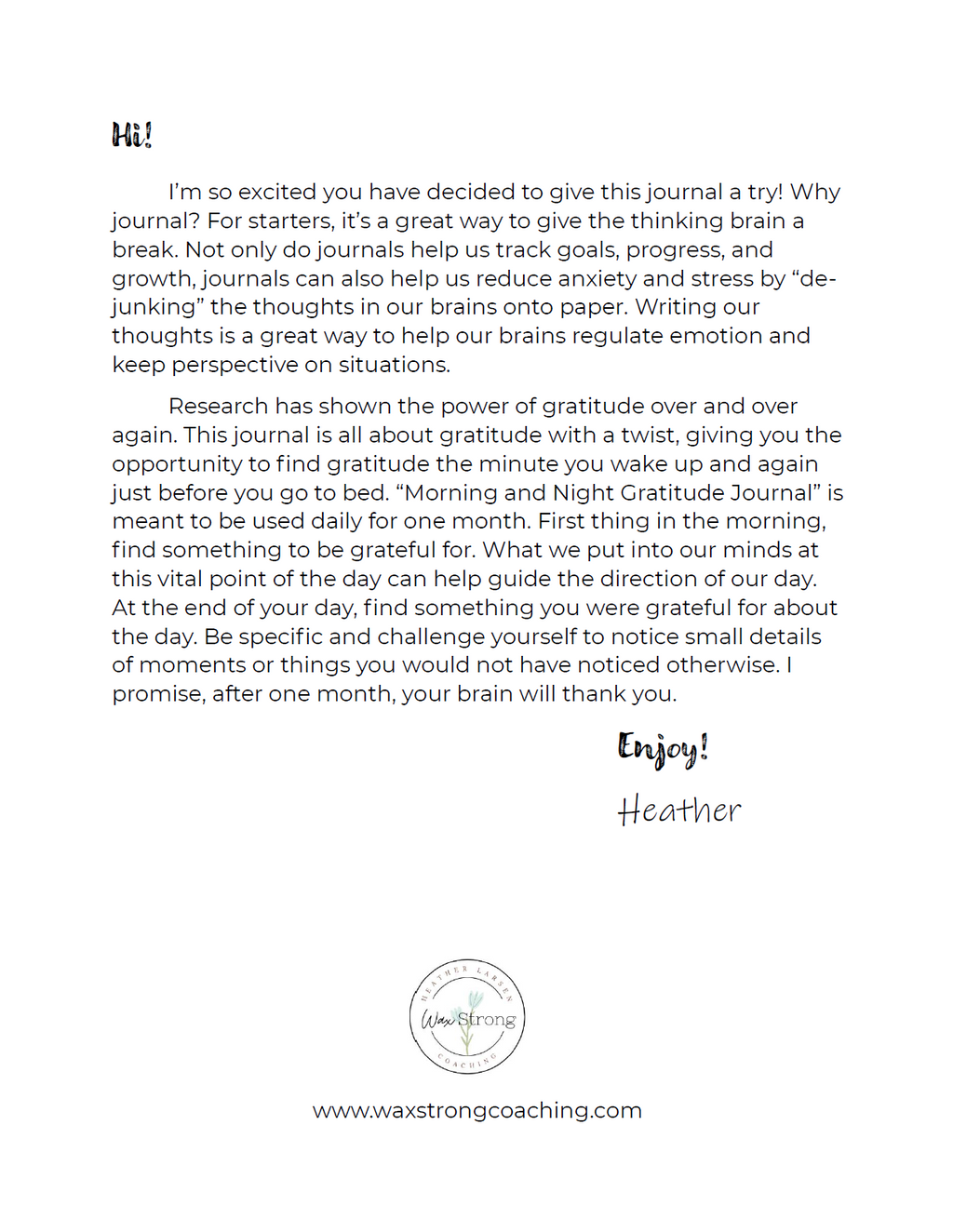 Peace Over Perfect - Digital Add-On