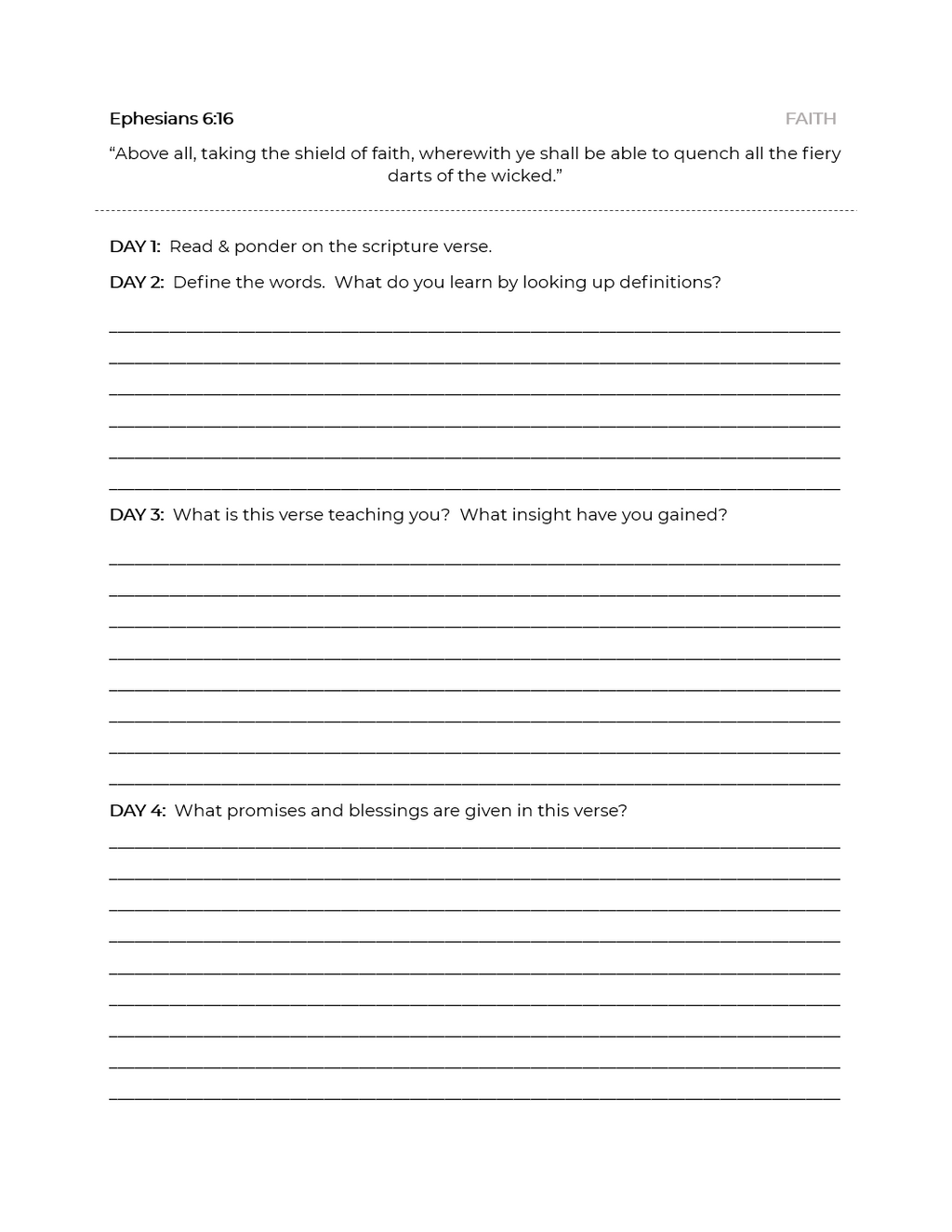 Scripture Study Journal - Bible