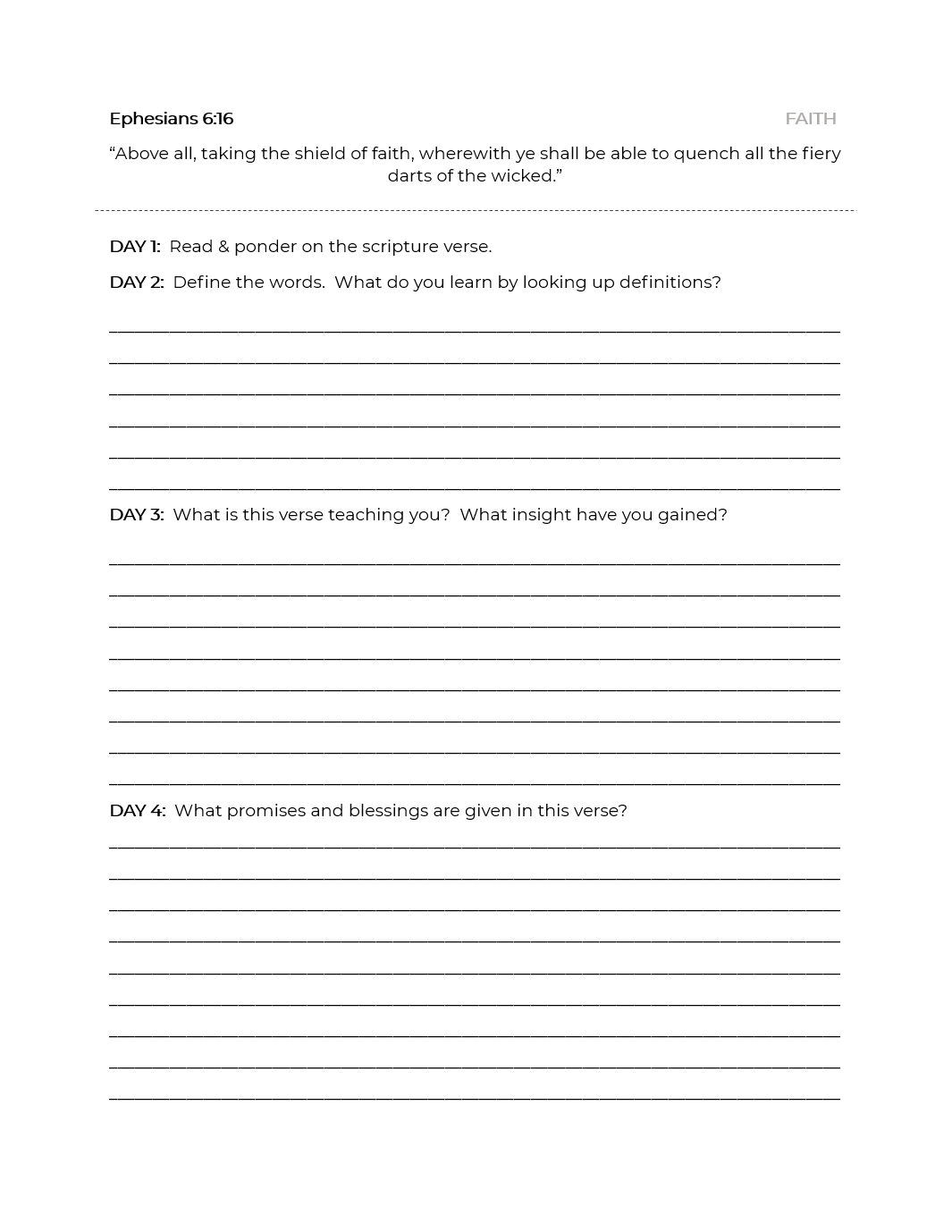Scripture Study Journal - Bible
