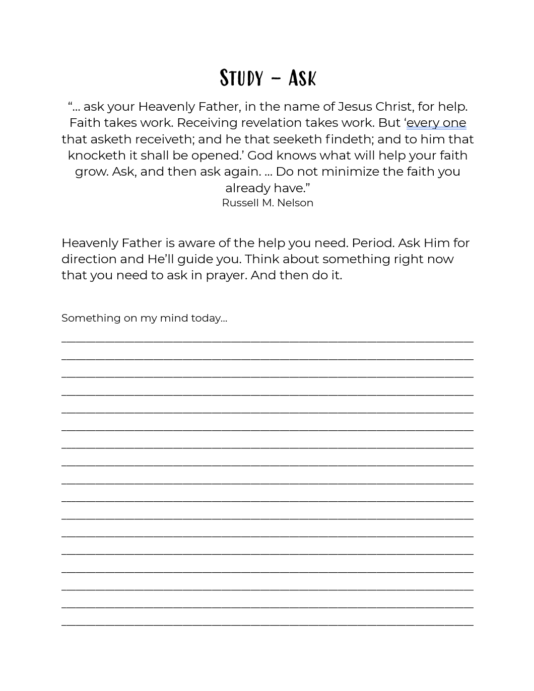 Moving Mountains - Pre-Recorded Program