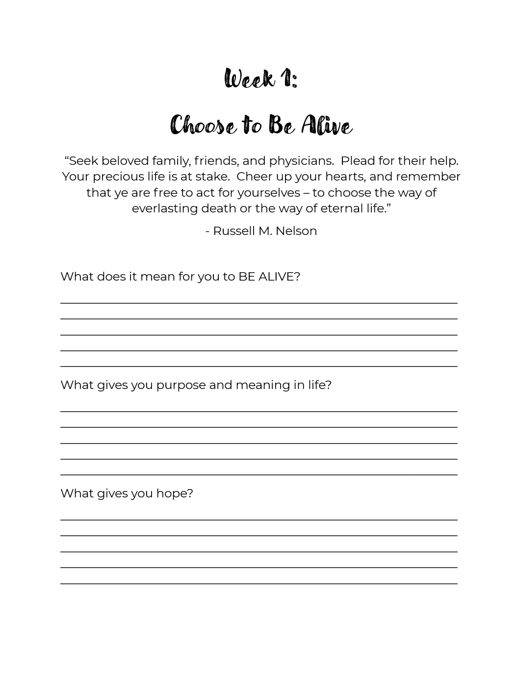 Mental Health Recovery Workbook