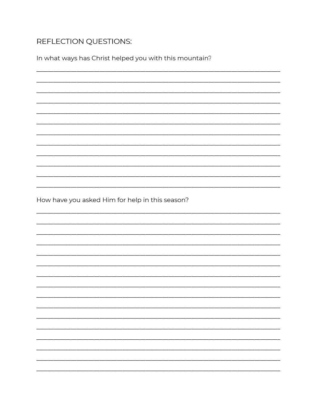 Moving Mountains - Pre-Recorded Program