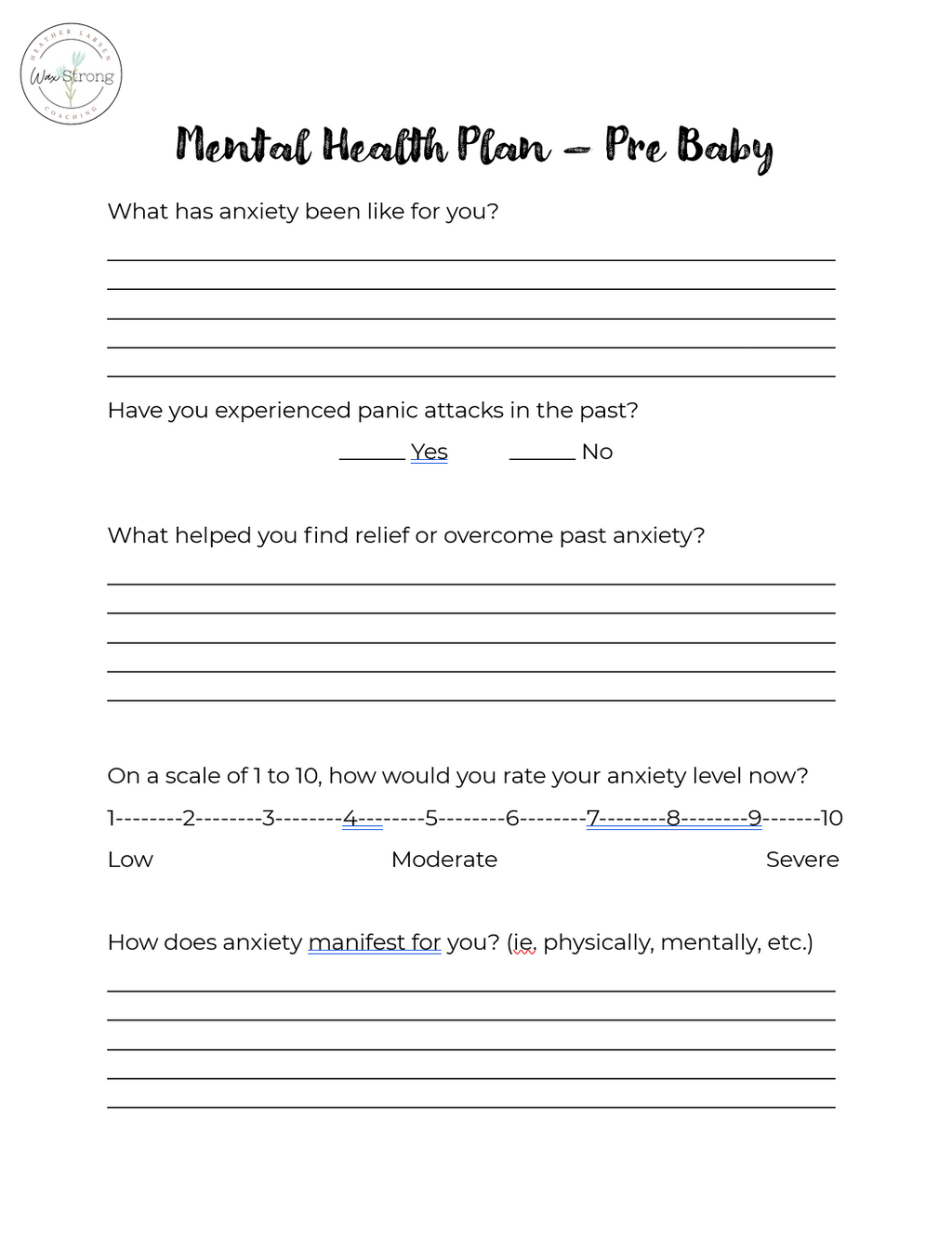Peace in Pregnancy - Workbook 1