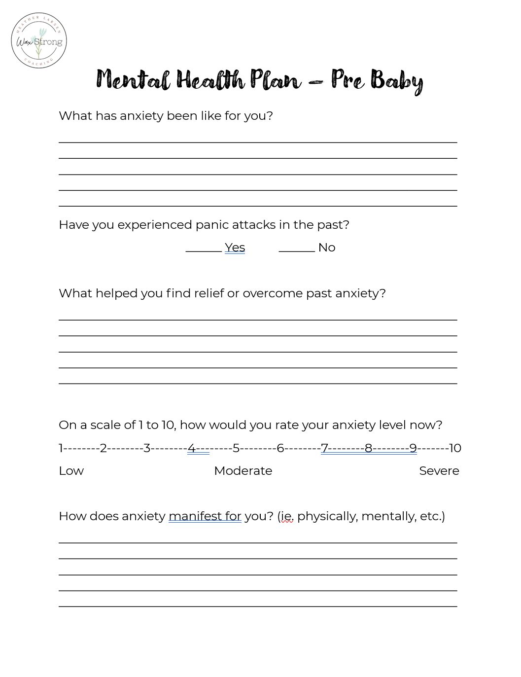 Peace in Pregnancy - Workbook 1