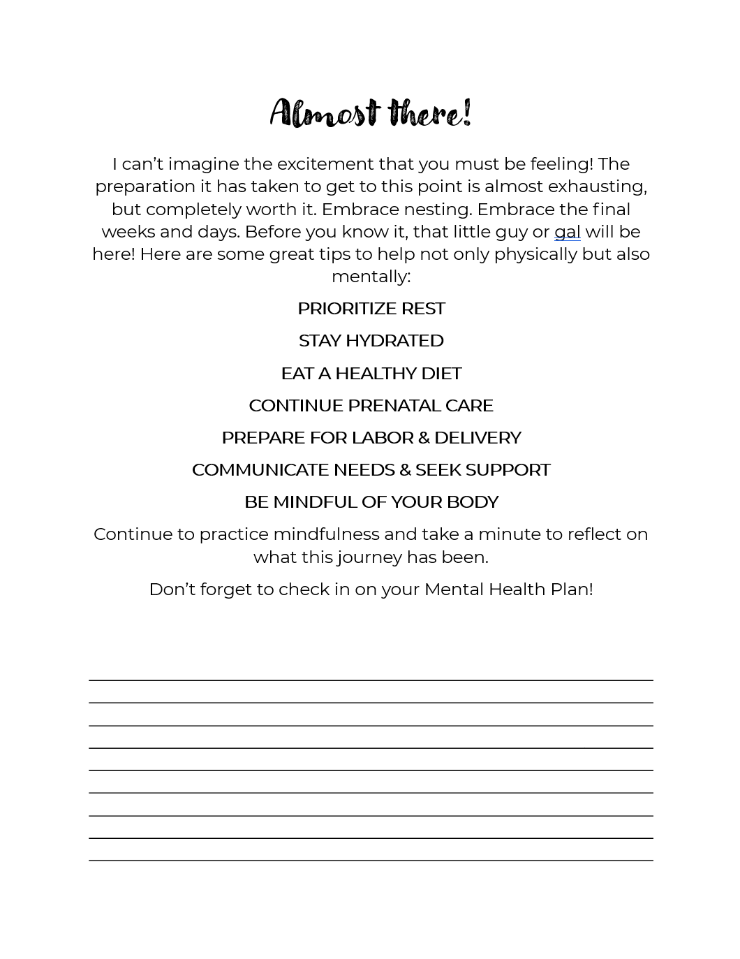 Peace in Pregnancy - Workbook 1