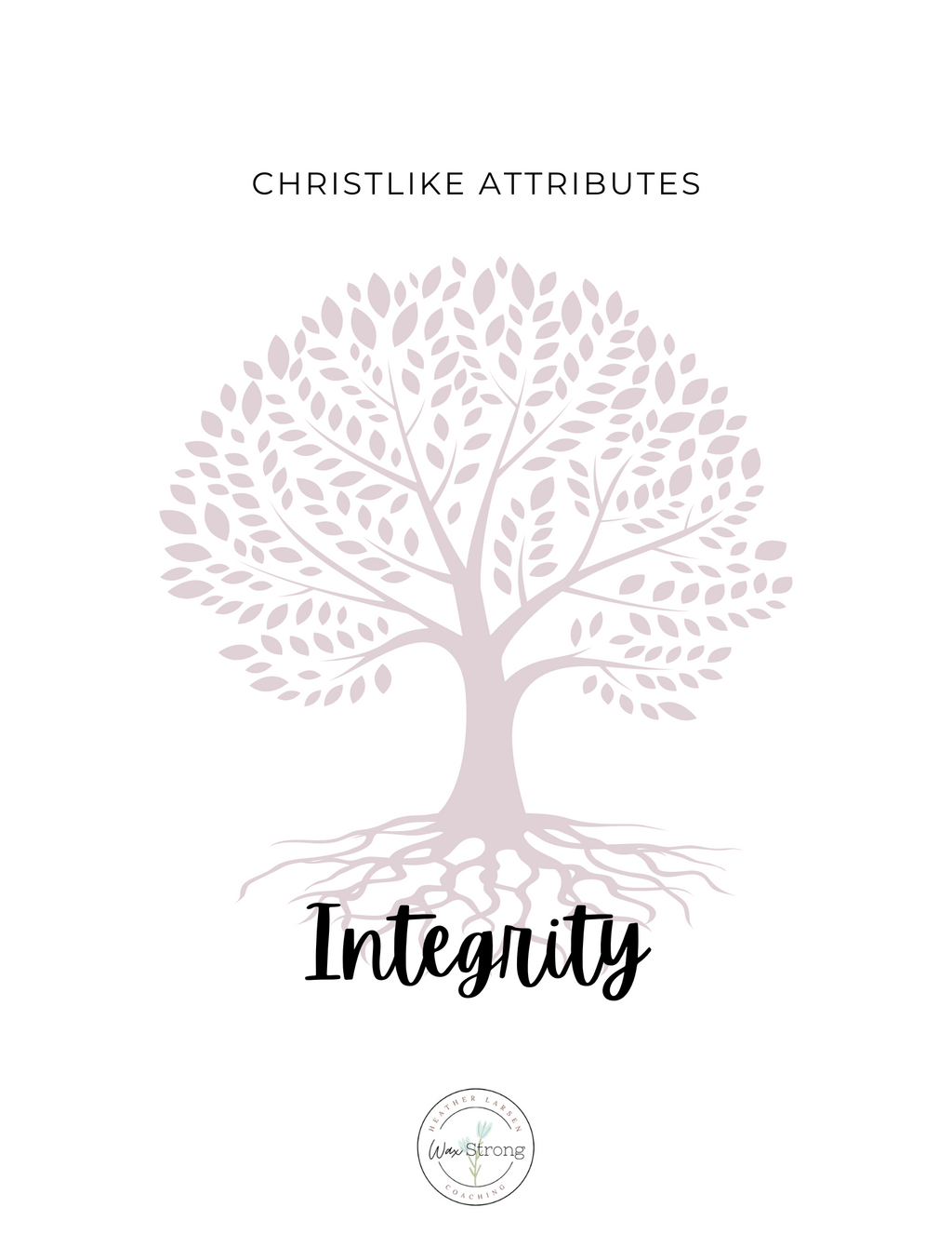 Christlike Attributes: Integrity Workbook