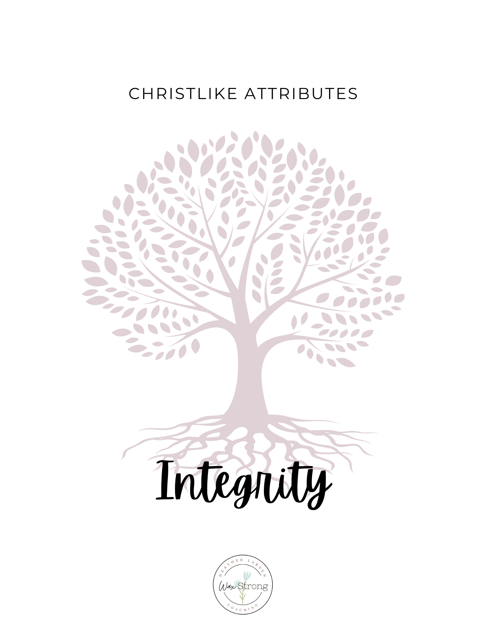 Christlike Attributes: Integrity Workbook