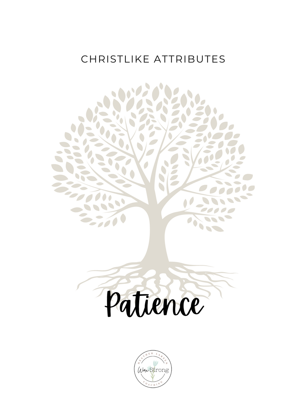 Christlike Attributes: Patience Workbook